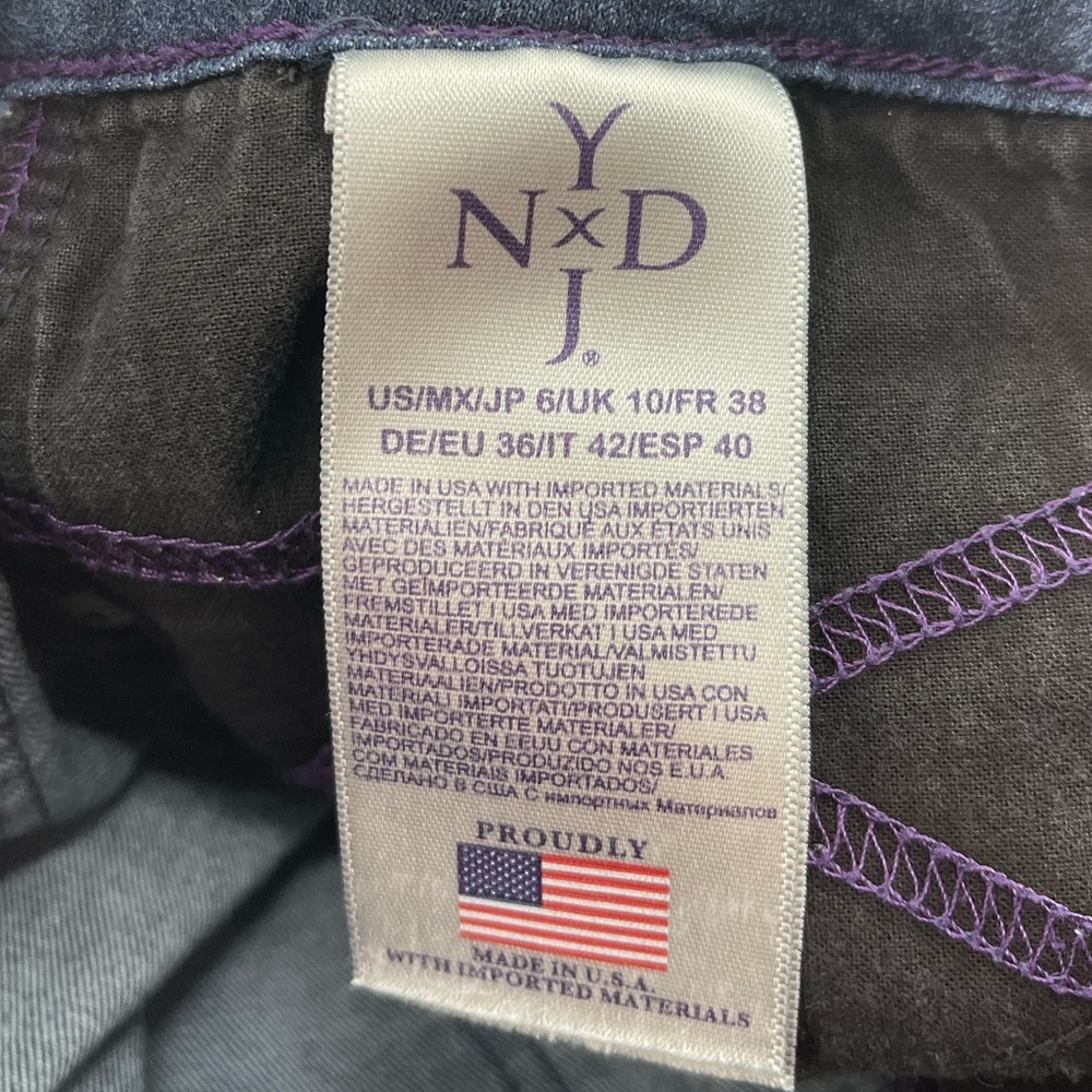 NYDJ Ami Skinny Jeans, Dark Wash, Stretch Denim, Women's 6 - Picture 9 of 10